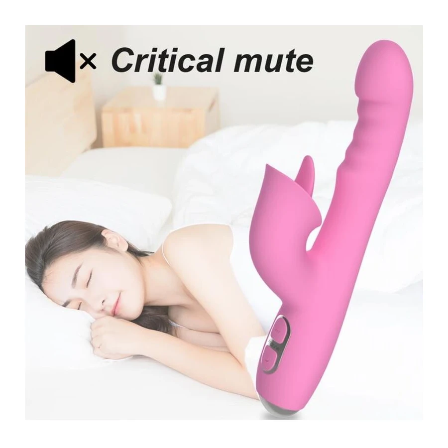 NALONE - T-MAY VIBRATORE MAGIC STICK RABBIT - ROSA